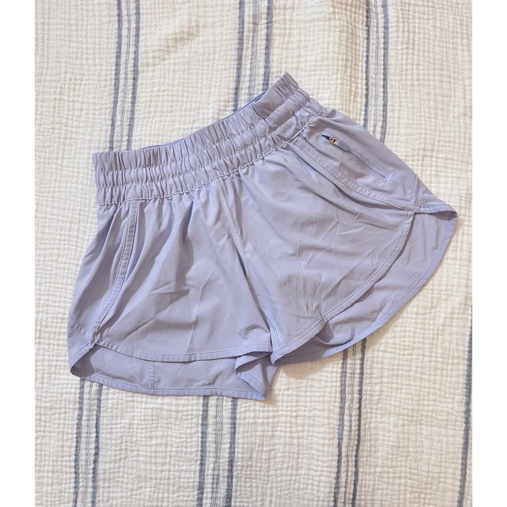 EUC Lululemon | Tracker LR Lined Shorts 4" | Screne Blue | 4 (XS)